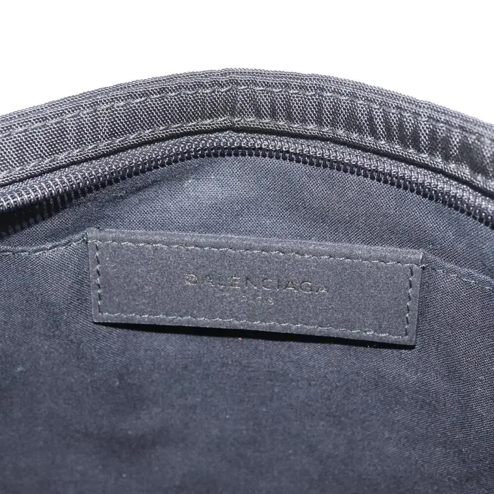 Balenciaga Canvas Clutch Bag Black